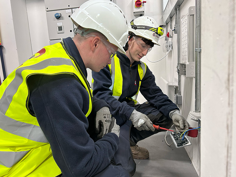 On-site and off-site mentoring supports apprentices with hands-on guidance, development, and career-focused learning.
