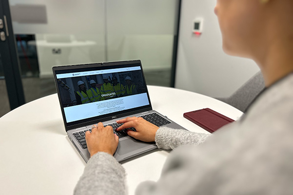 Graduate programme offering Engineering and Quantity Surveying pathways with roles in BIM, mechanical, electrical, and commercial disciplines.