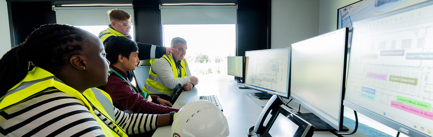 Join our team at of professionals collaborating in a modern office environment at Designer group